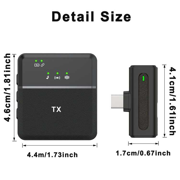 Double Microphone sans fil SX8 Lavalier