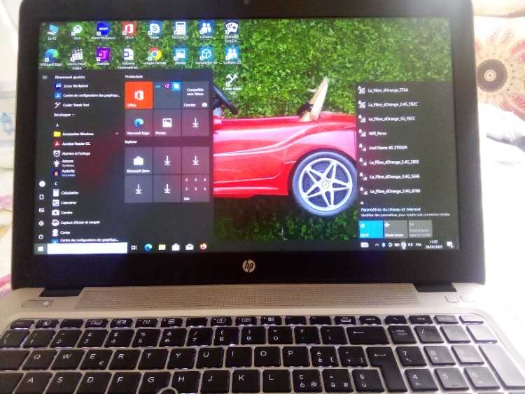 HP EliteBook i7 Génération6 Batterie 5H 256SSD 8RA