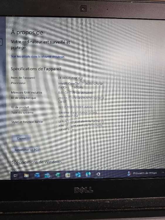 Dell latitude E7450 i7 5 gen ram 8G