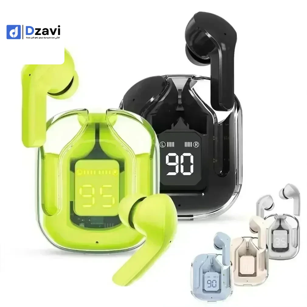 Écouteurs intra-auriculaires Bluetooth sans fil T2, modèle transparent, compartiment de charge numérique, suppression du bruit, écouteurs de sport, neuf jamais utilisé ✅✅✅