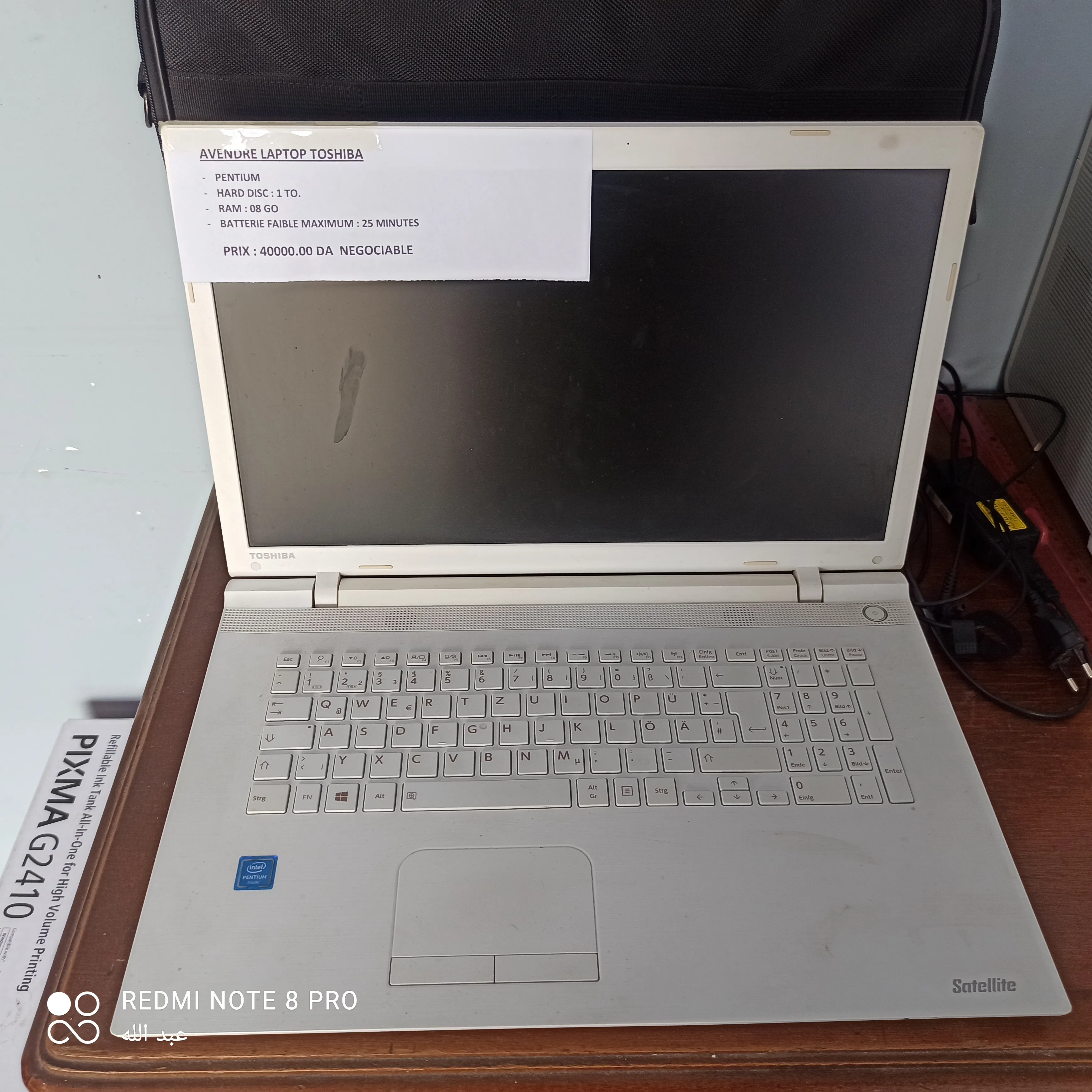 Laptop toshiba
