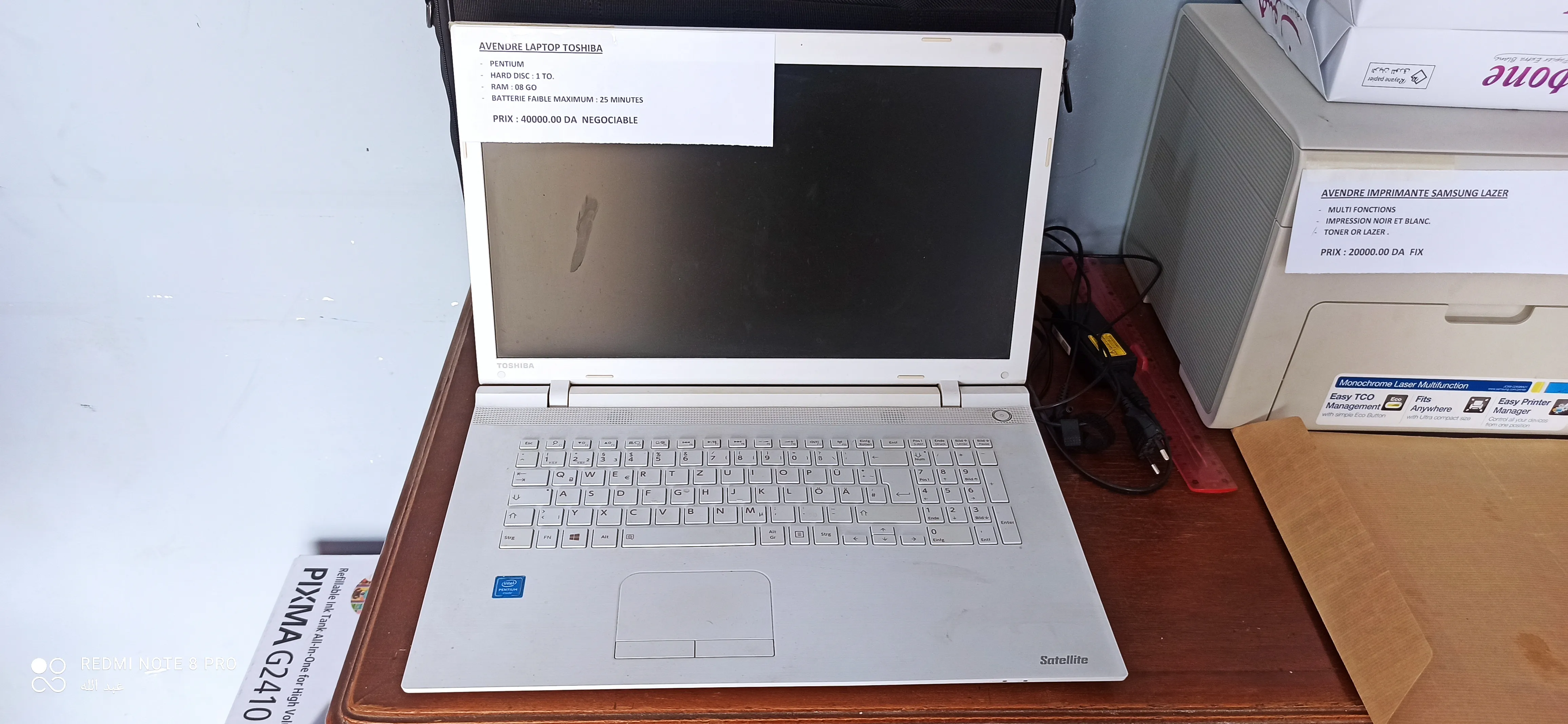 Laptop toshiba